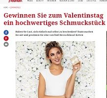 Pandora Halskette Gewinnspiel, Freundin Gewinnspiel