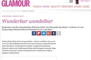 Les Georgettes Schmuck Gewinnspiel, Glamour Gewinnspiel