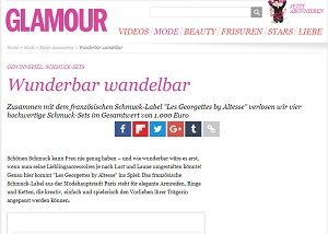 Les Georgettes Schmuck Gewinnspiel, Glamour Gewinnspiel
