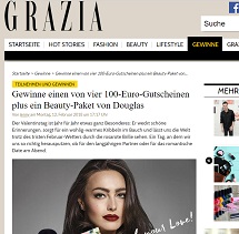 Douglas Geschenkkarte Gewinnspiel, Grazia Gewinnspiel