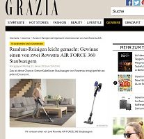 Rowenta Staubsauger Gewinnspiel, Grazia Gewinnspiel