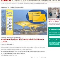 Jet Tankgutschein Gewinnspiel, Hörzu Gewinnspiel