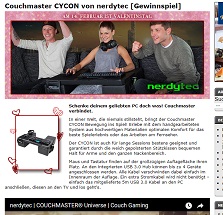 nerdytec Couchmaster Gewinnspiel, KinoNews Gewinnspiel