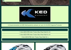 KED Fahrrad-Helm Gewinnspiel, MTB-Sport Gewinnspiel