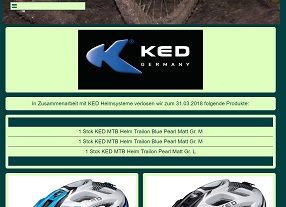 KED Fahrrad-Helm Gewinnspiel, MTB-Sport Gewinnspiel