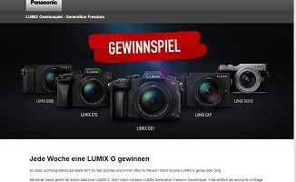 Panasonic Lumix Gewinnspiel, Panasonic Gewinnspiel