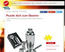 Sinalco Cocktail-Set Gewinnspiel, Sinalco Gewinnspiel