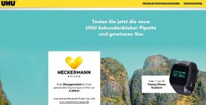 Neckermann Reisegutschein Gewinnspiel, Uhu Gewinnspiel