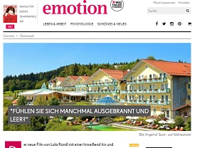 Hotel Angerhof Gewinnspiel, emotion Gewinnspiel