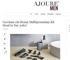 Braun Multigrooming-Kit Gewinnspiel, Ajoure Men Gewinnspiel