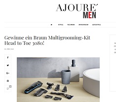 Braun Multigrooming-Kit Gewinnspiel, Ajoure Men Gewinnspiel