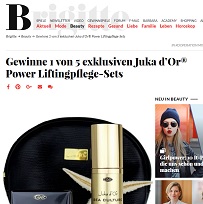 Juka d'Or Lifting-Pflege-Set Gewinnspiel, Brigitte Gewinnspiel