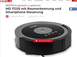 Medion Saugroboter Gewinnspiel, Bunte Gewinnspiel