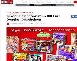 Douglas Gutschein Gewinnspiel, Bunte Gewinnspiel