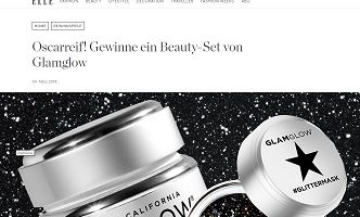 Glamglow Beauty-Set Gewinnspiel, Elle Gewinnspiel