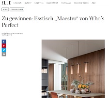Whos Perfect Esstisch Gewinnspiel, Elle Gewinnspiel