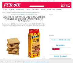 Leibnitz Keks-Paket Gewinnspiel, Für Sie Gewinnspiel