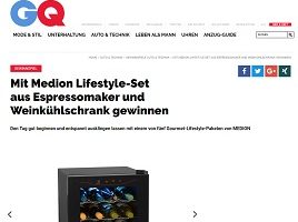 Medion Weinkühlschrank Gewinnspiel, GQ Gewinnspiel