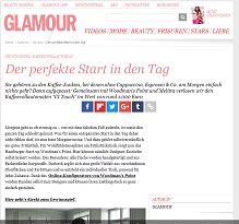 Melitta Kaffee-Vollautomat Gewinnspiel, Glamour Gewinnspiel