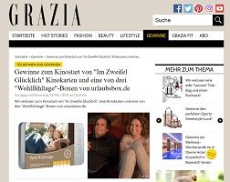 Urlaubsbox Kurzurlaub Gewinnspiel, Grazia Gewinnspiel