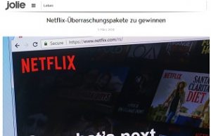 Netflix Gutschein Gewinnspiel, Jolie Gewinnspiel