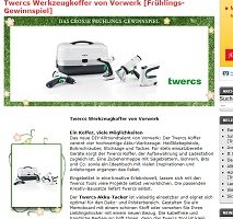 Twercs Werkzeugkoffer Gewinnspiel, KinoNews Gewinnspiel