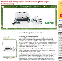 Twercs Werkzeugkoffer Gewinnspiel, KinoNews Gewinnspiel