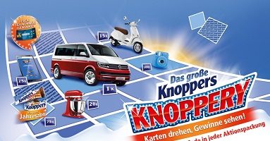www.knoppery.de, Knoppery Gewinnspiel, Knoppers Gewinnspiel
