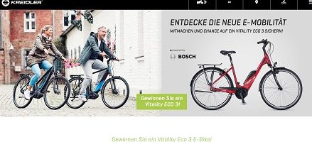 Kreidler E-Bike Gewinnspiel, Kreidler Gewinnspiel