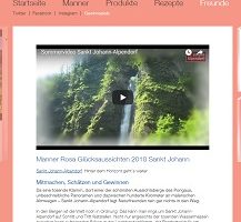 Sankt Johann-Alpendorf Urlaub Gewinnspiel, Manner Gewinnspiel