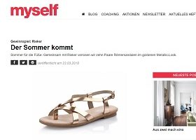 Rieker Römersandalen Gewinnspiel, MySelf Gewinnspiel