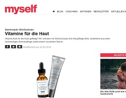 SkinCeuticals Hautpflege Gewinnspiel, MySelf Gewinnspiel