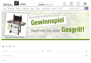 Gasgrill Gewinnsppiel, Ulla Popken Gewinnspiel