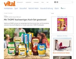 Le Creuset Koch-Set Gewinnspiel, Vital Gewinnspiel