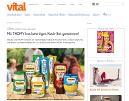 Le Creuset Koch-Set Gewinnspiel, Vital Gewinnspiel