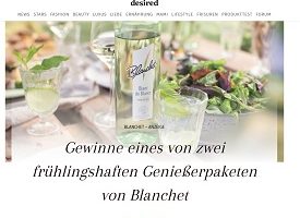 Blanchet Genusspaket Gewinnspiel, desired Gewinnspiel