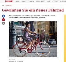 Decathlon City-Bike Gewinnspiel, freundin Gewinnspiel