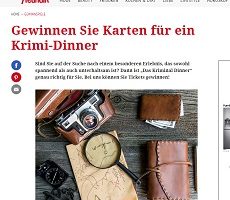 Krimi-Dinner Gewinnspiel, freundin Gewinnspiel