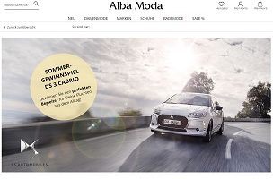 Auto Gewinnspiel, Alba Moda DS 3 Cabrio Gewinnspiel, Alba Moda Gewinnspiel