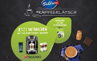 Bahlsen Tassimo Gewinnspiel, Bahlsen Gewinnspiel