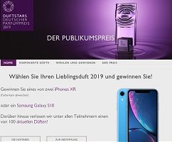 Duftstars Gewinnspiel