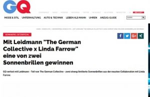 The German Collective Sonnenbrille Gewinnspiel, GQ Gewinnspiel