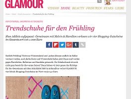 Melvin Hamilton Gutschein Gewinnspiel, Glamour Gewinnspiel