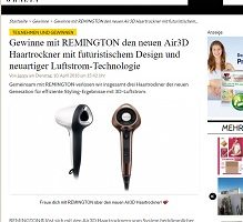 Remington Haartrockner Gewinnspiel, Grazia Gewinnspiel