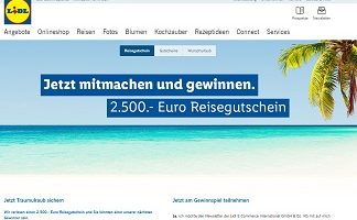 Lidl Reise Gewinnspiel, Lidl Gewinnspiel