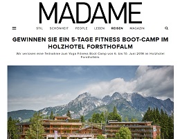 Fitness Boot Camp Gewinnspiel, Madame Gewinnspiel