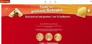 Milford Goldbarren Gewinnspiel, Milford Gewinnspiel