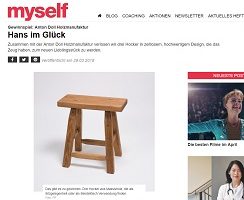 Anton Doll Holz-Hocker Gewinnspiel, Myself Gewinnspiel