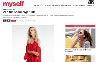 Anton Doll Holz-Hocker Gewinnspiel, Myself Gewinnspiel