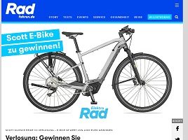 Scott E-Bike Gewinnspiel, Radfahren.de Gewinnspiel